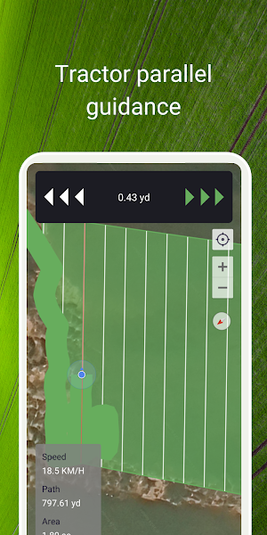 GlandNav - Tractor GPS Screenshot 1
