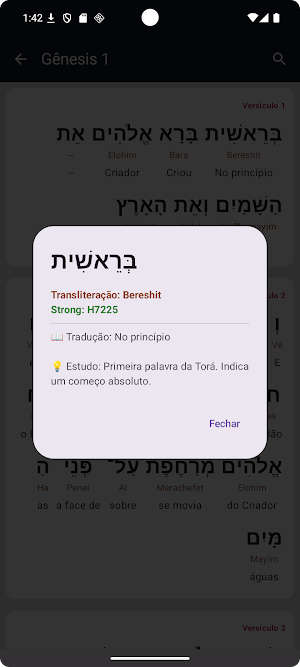 Hebraico e Grego Interlinear Screenshot 2