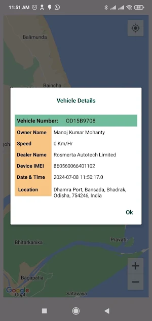 AIS140-SurakshitSafar Screenshot 3