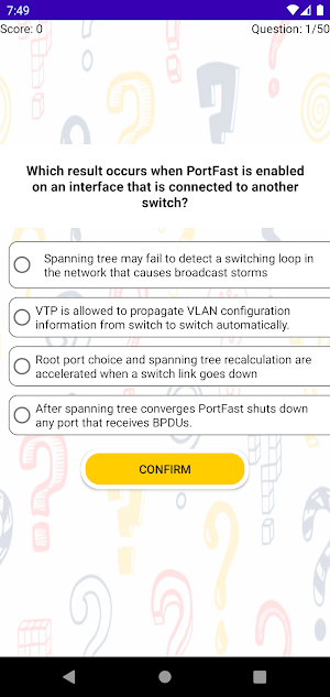 CCNA 200-301 Practice Question Screenshot 1