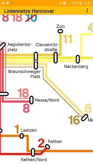 LineNetwork Hanover Screenshot 2