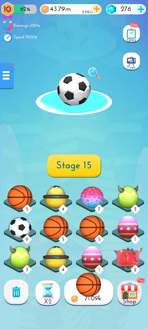 Bounce Ball: Merge Tycoon Screenshot 0