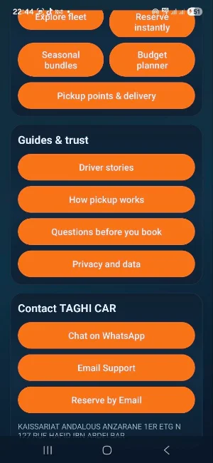 Taghi car Screenshot 2
