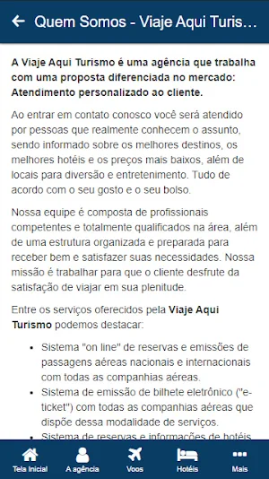 Viaje Aqui Turismo Screenshot 1