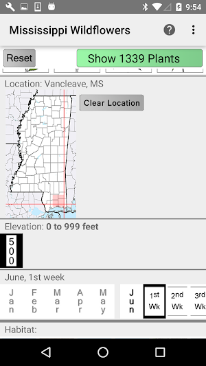 Mississippi Wildflowers Screenshot 1