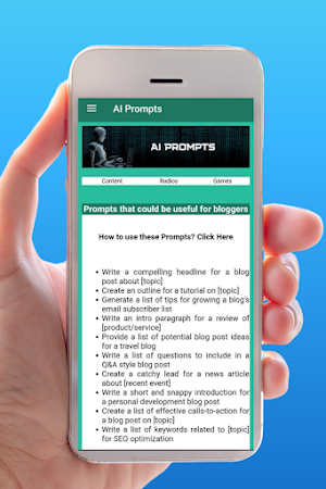 1000+ AI Prompts List Screenshot 1