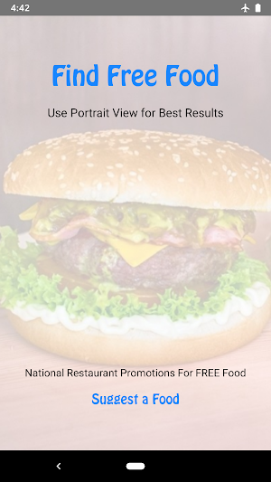 Daily Food Calendar Screenshot 1