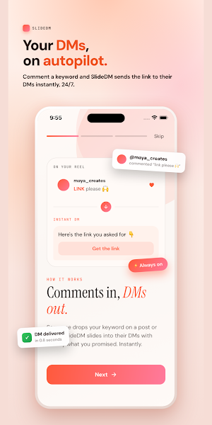 Slide DM - DM Automation Tool Screenshot 1