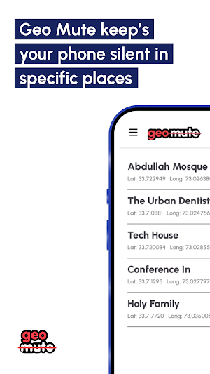 Geo Mute: Location Silencer Screenshot 1
