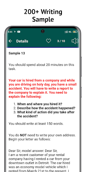 IELTS Writing Master Screenshot 2