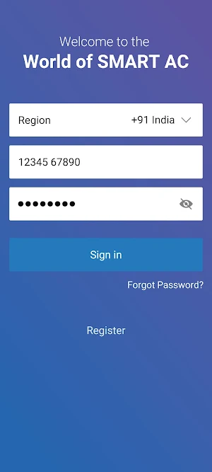 Blue Star Smart AC Screenshot 0