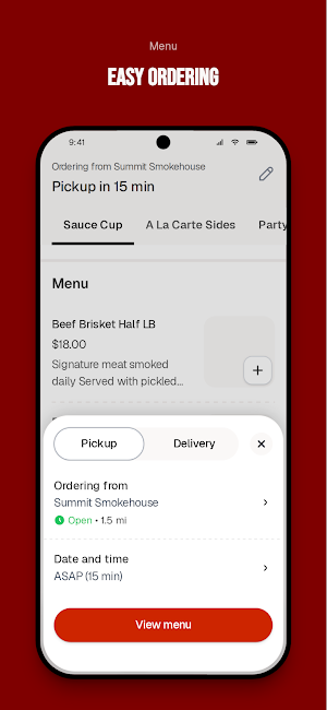 Summit Smokehouse Screenshot 2