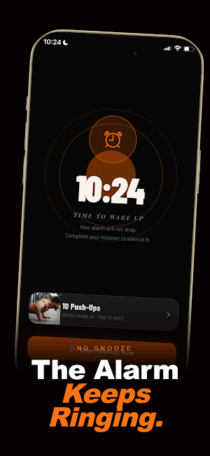 UpMode: No Snooze Alarm Clock Screenshot 3