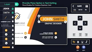 Business Card Maker - Free Visiting Card Maker Screenshot 2