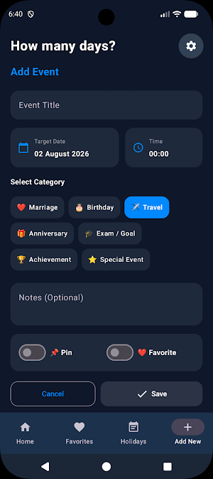 How many days? - Day Counter Screenshot 2
