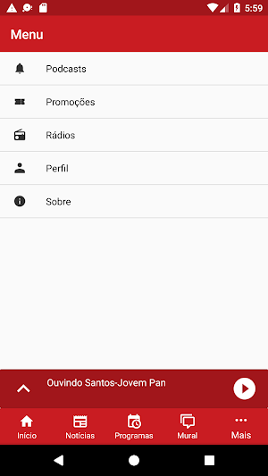Santos - Jovem Pan Screenshot 3