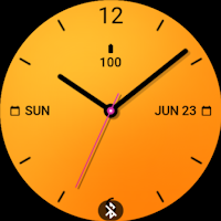Soft Juicy Orange Watch Face