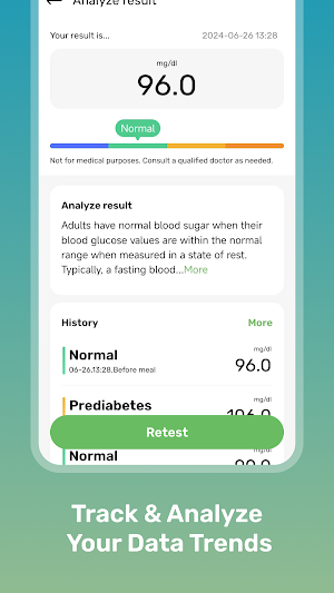 Health Sense: Blood Sugar Hub Screenshot 1