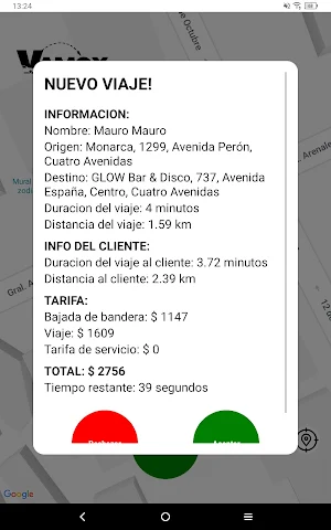 Vamox chofer Screenshot 3