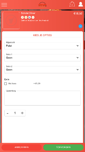 Eetcafe Shalom Hoogvliet Screenshot 1