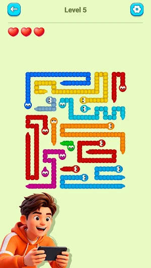 Snake Arrow Line Escape Screenshot 0