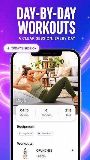 Glow Burn - Women Home Workout Screenshot 3