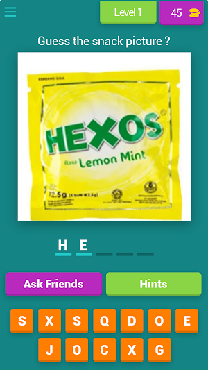 Guess the snack picture Screenshot 0