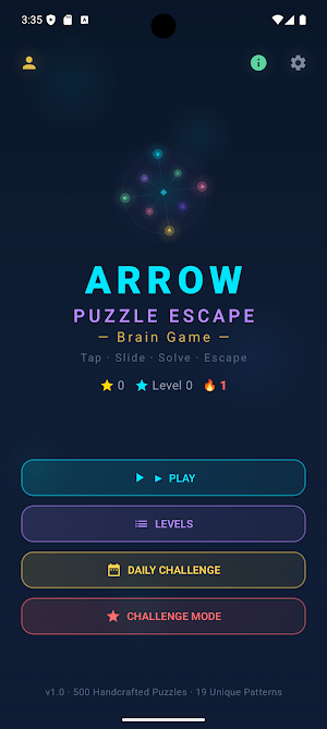 Arrow Puzzle Escape Brain Game Screenshot 0