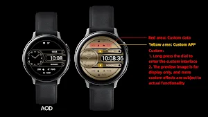 Burnt Gold Flowstone Wear OS Screenshot 0