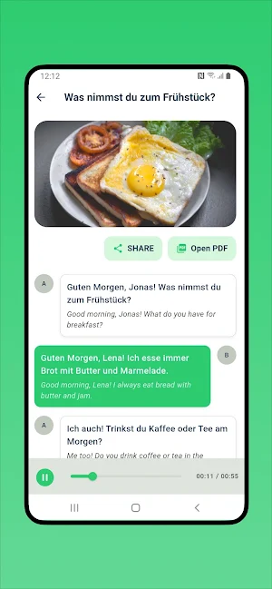 Learn German: Story and Dialog Screenshot 3