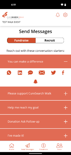 CureSearch Walk Screenshot 2
