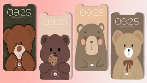 Cute Bear Wallpaper Screenshot 1