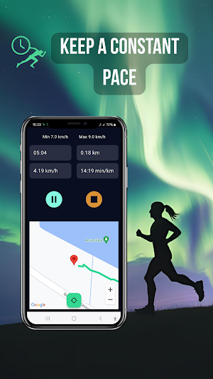 Steady Pace - Audio Pace Coach Screenshot 1
