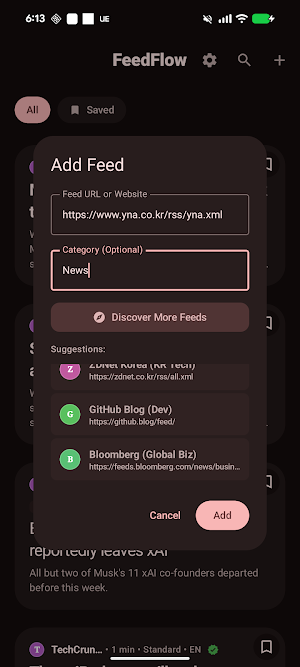 FeedFlow: Smart RSS Reader Screenshot 3