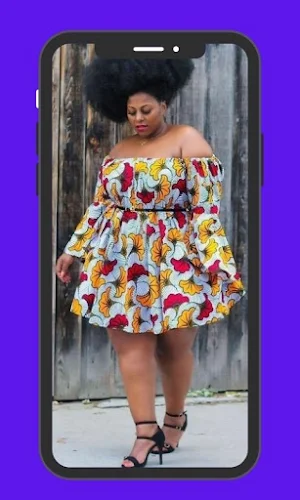 Ankara Plus Size Dress Screenshot 2