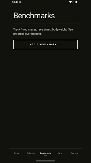 Cadence — AI Training Journal Screenshot 2