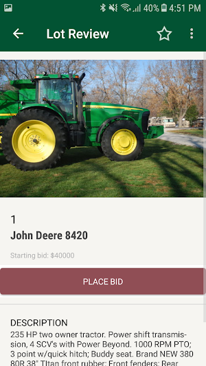 Illinois Ag Auctions Screenshot 2