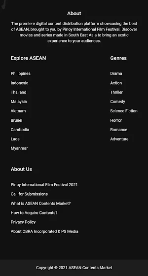 ASEAN Contents Market Screenshot 1
