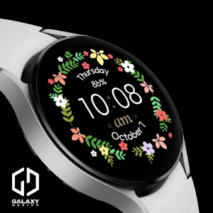 Flower HD: Digital Watch Face Screenshot 0