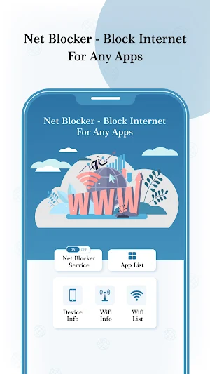 Net Block App Internet Access Screenshot 1