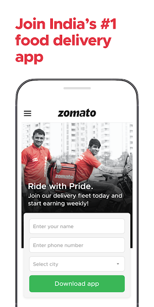 Zomato Delivery Partner Screenshot 2