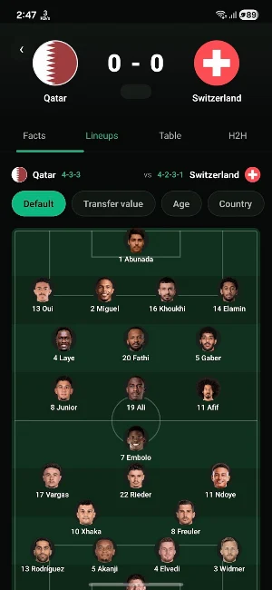 World Cup Football 2026 Live Screenshot 2