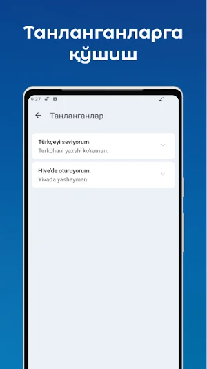 O‘zbekcha–Turkcha so'zlashgich Screenshot 3