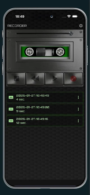 Voice Recorder - Retro Tape Screenshot 2
