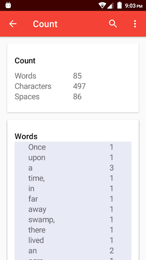 Word Counter Screenshot 1