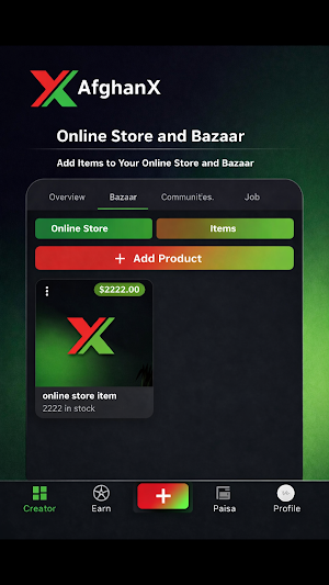 AfghanX: Creator studio Screenshot 2