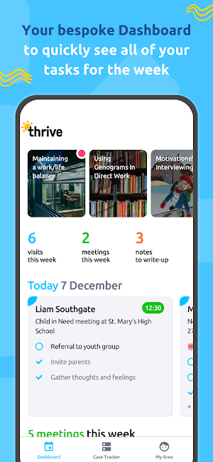 Thrive Social Work Screenshot 2