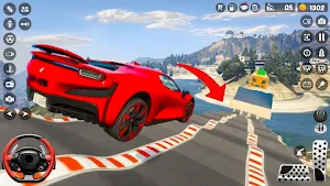 Stunt Car Races: Mega Ramps Screenshot 2