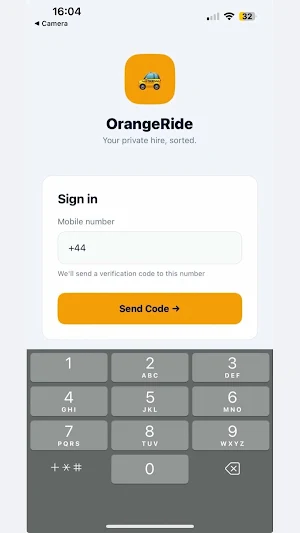 OrangeRide Screenshot 0