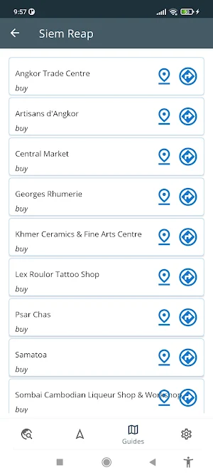 Siem Reap Cambodia Offline Map Screenshot 3
